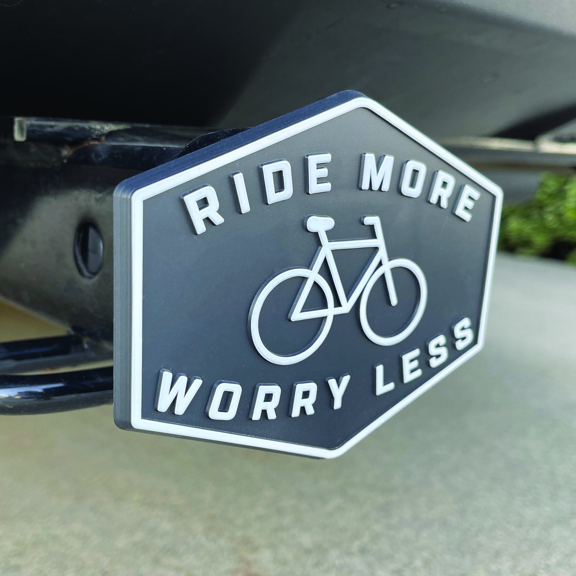 Bike Tow Hitch Cover for 2 Receivers ride More Etsy