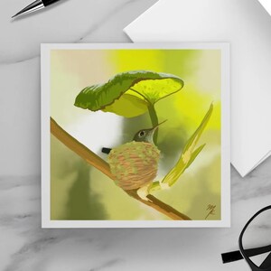 Verschachtelte Kolibri Grußkarten