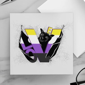 Batty Love Folded Cards (non binarie)