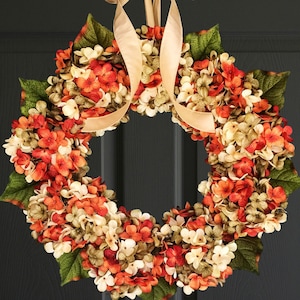 Fall Wreath for Front Door, Autumn Decor