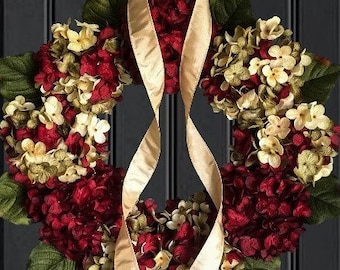 Hydrangea Wreath | Front Door Wreath | Spring Wreath  Door