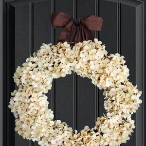 Hydrangea Wreaths | Wreath | Wedding Wreaths | Front Door Wreaths | Winter Wreaths | Housewarming Gift | Wedding Gift Ideas