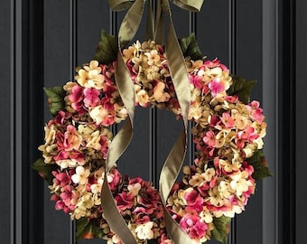 Hydrangea Wreath | Front Door Decor