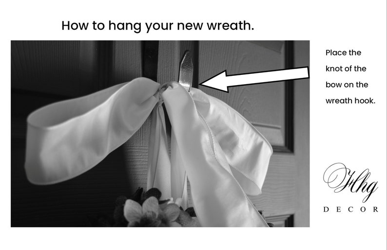 how to hang a wreath