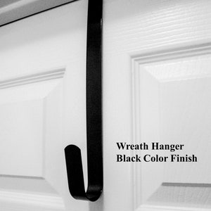 wreath hanger, black color finish