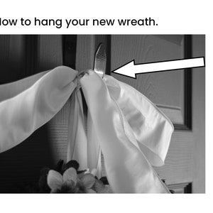 how to hang a wreath