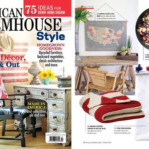 Magazine featuring HHGDecor Red White Blue Wreath