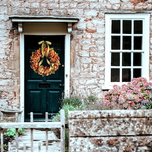 Fall Hydrangea Wreath for Front Door, Thanksgiving Decor