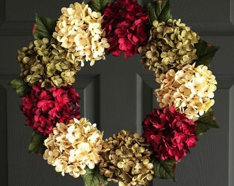 Traditional Christmas Wreath for Front Door | Holiday Wreath | Winter Wreath