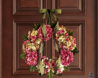 Hydrangea Wreath | Spring Wreaths | Front Door Wreath