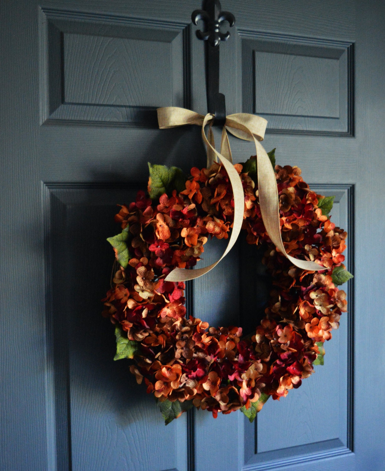 How to Make a DIY Hydrangea Wreath for Fall (An Easy Fall Decor Idea) -  Jenna Kate at Home