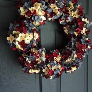 4th of July wreath on front door