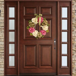 spring wreath for the front door