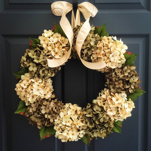 Hydrangea wreath discount