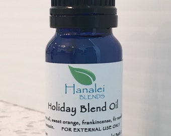Holiday Essential Oil Blend, Aromatherapy Blend of Holiday Aroma