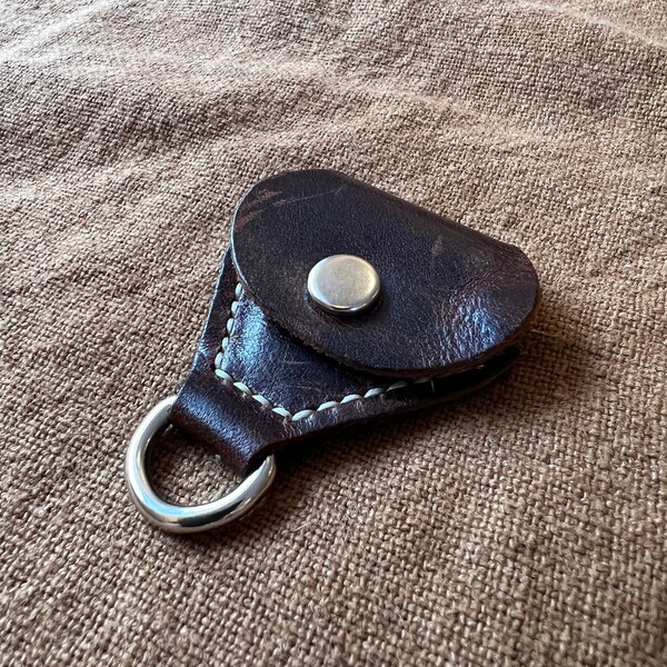 Leather Guitar Pick Holder Etsy