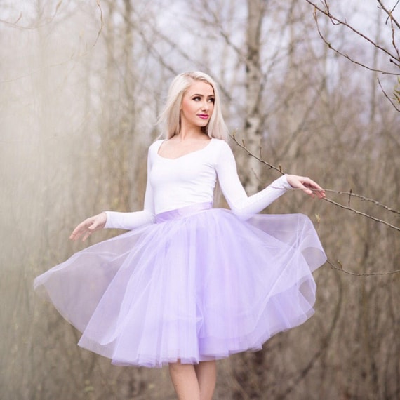 lilac tutu skirt