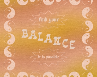 VENTA / Encuentra tu equilibrio Imprimir