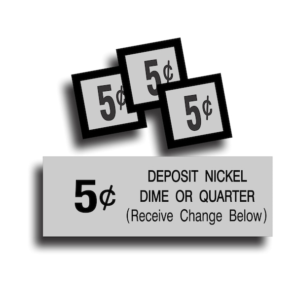 Vintage Coke Machine Labels Etsy