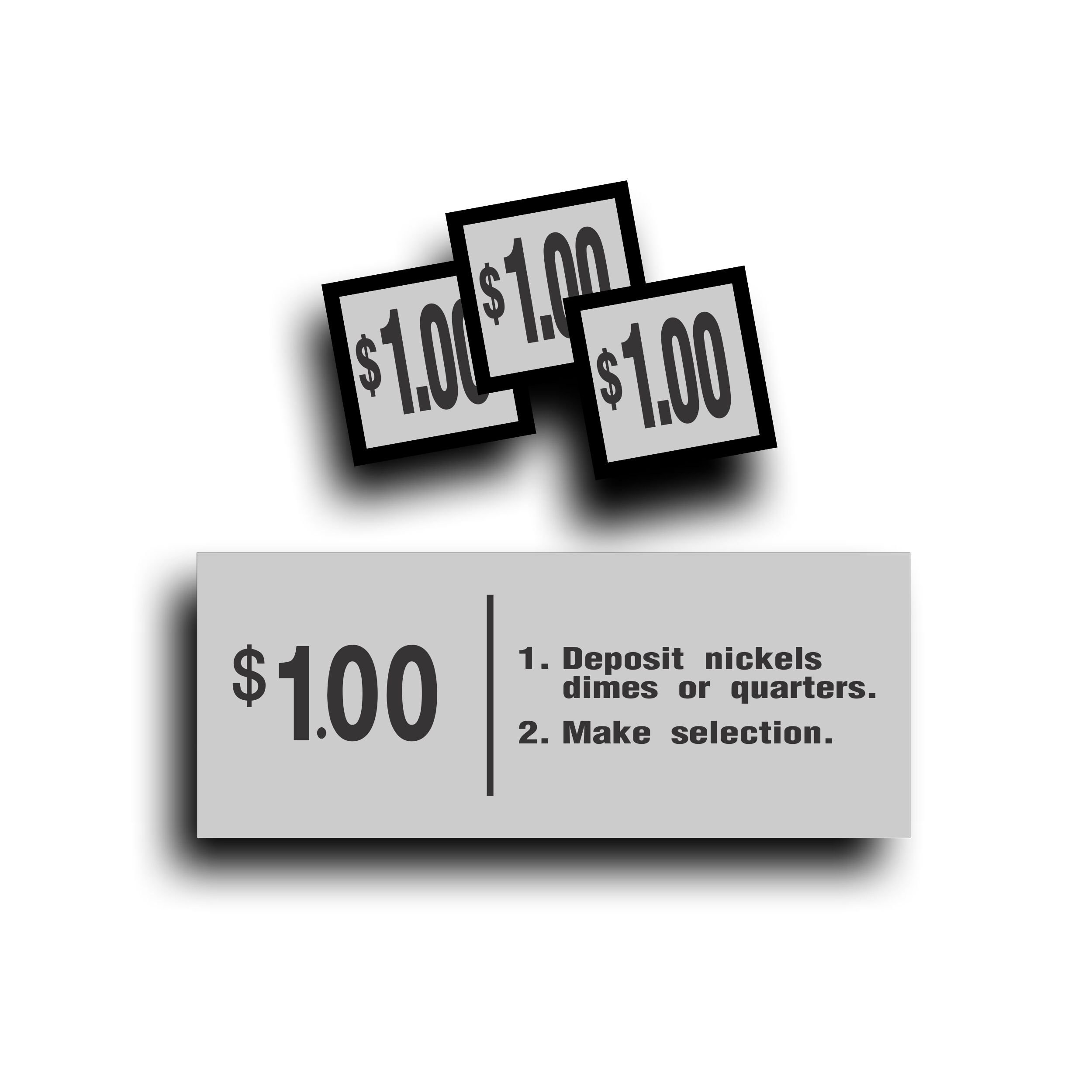 Vending Machine Restore Decal Sticker Fits Cavalier USS Coin Slot ...