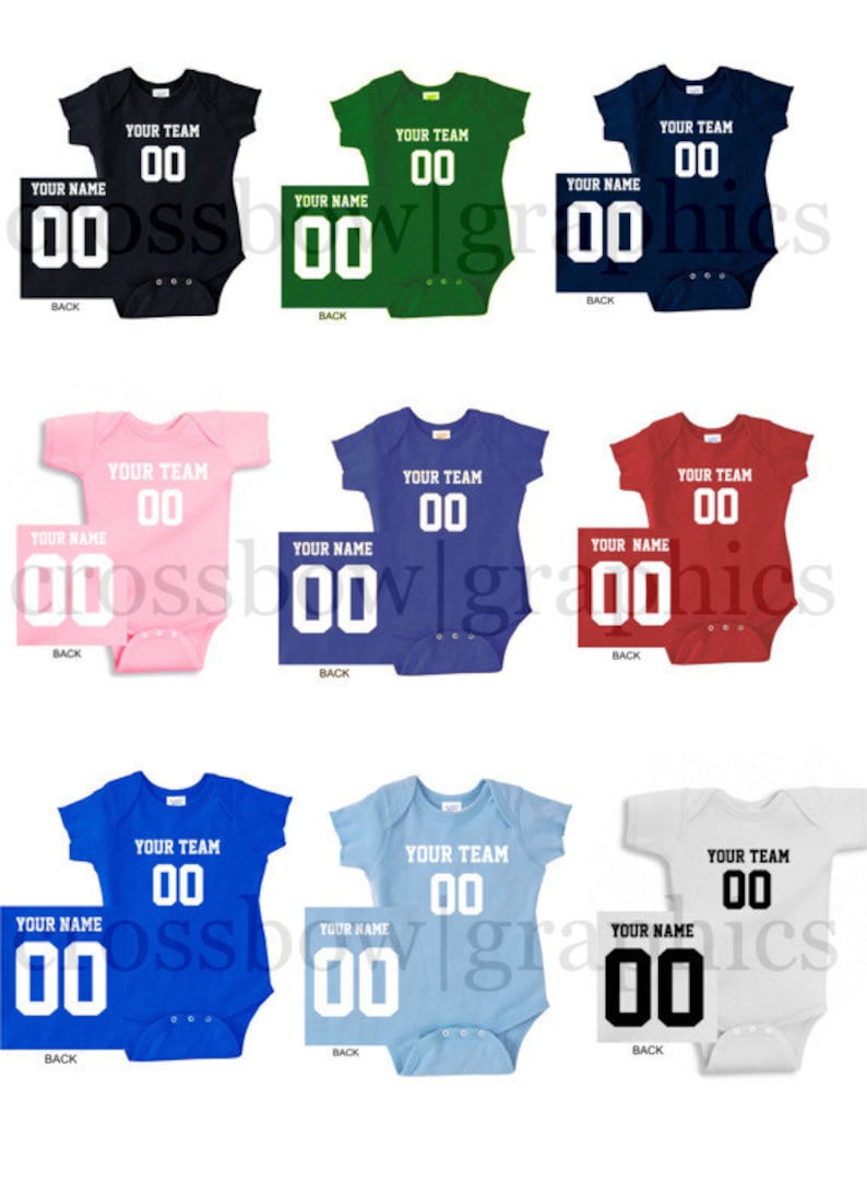 personalized infant jersey