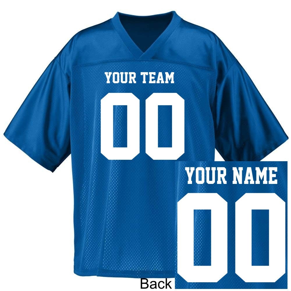 CUSTOM Football Jersey ANY Color Personalized Numbers Name & Etsy