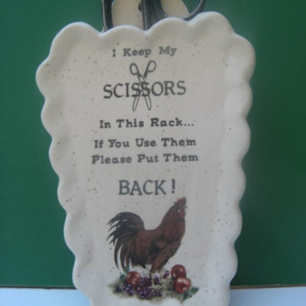 Hanging Scissor Holder Etsy