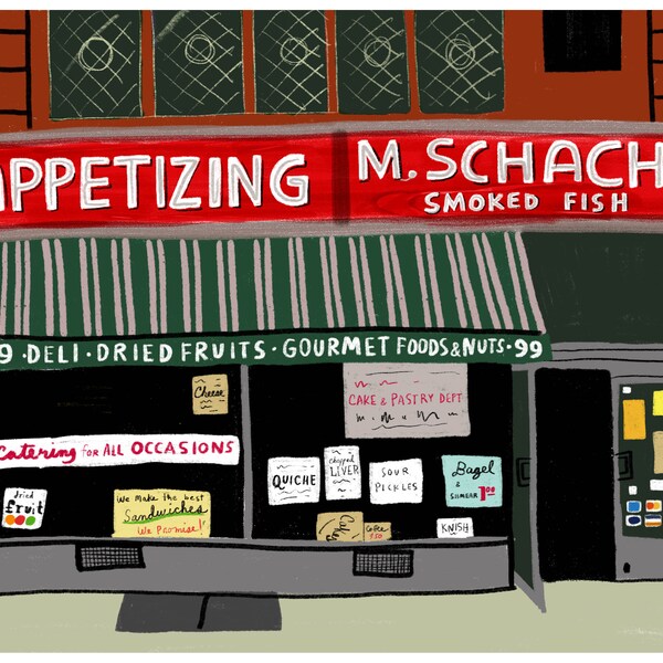 PRINT M. Schachts Deli 1979  8x10 archival matte giclee' print