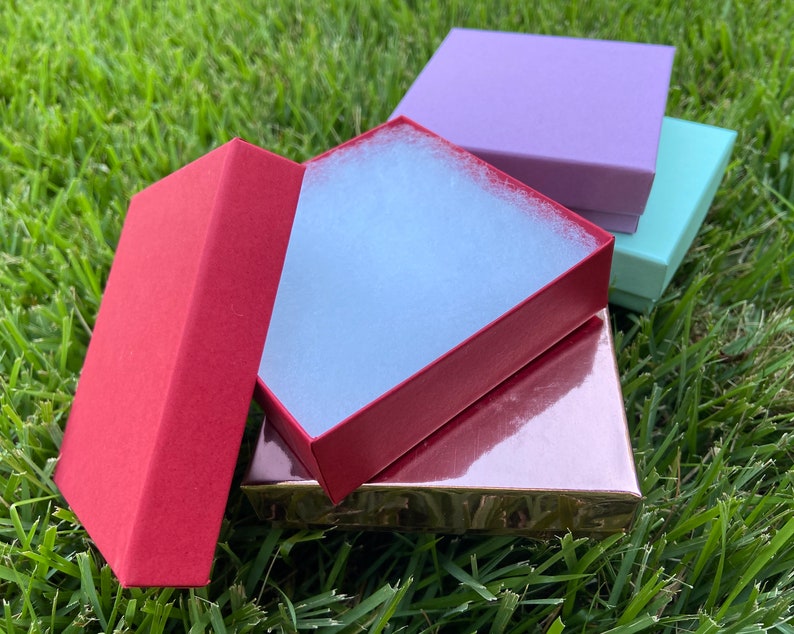 Cotton Lined Jewelry Gift Boxes