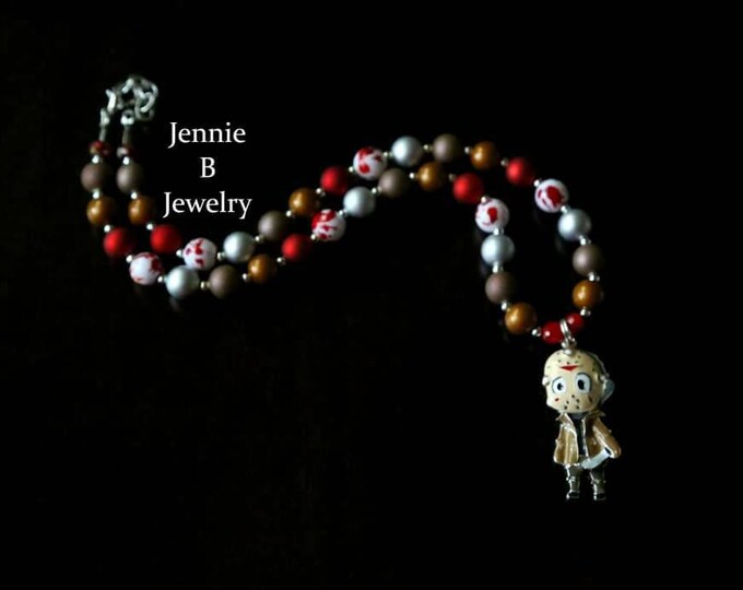 Jason Jewelry Friday the 13th Necklace Horror Movie Fan Necklace