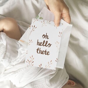 Carte Milestone Baby Laurel in terracotta {nb - 2anni} Download istantaneo
