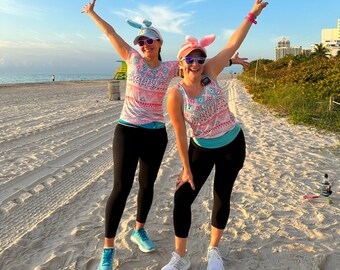 Springtime Marathon Running Tech Shirt and Racerback - We Run Happy