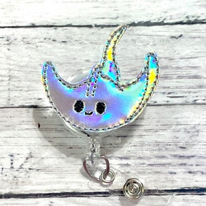 Sting Ray Badge Reel, Beach Badge Reel, Nurse Badge Reel, Badge Holder, Badge Pull, Work Badge Reel, Teacher Badge Reel, Badge Reel Topper