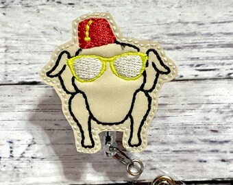 18 Pcs Thanksgiving Fall Holiday Badge Reels Autumn Felt