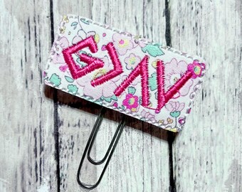 God is Greater Feltie, Highs and Lows Clip, Religion Bookmark, Vinyl Feltie Clip, Vinyl Bookmark, God Is Greater Than The Highs and Lows