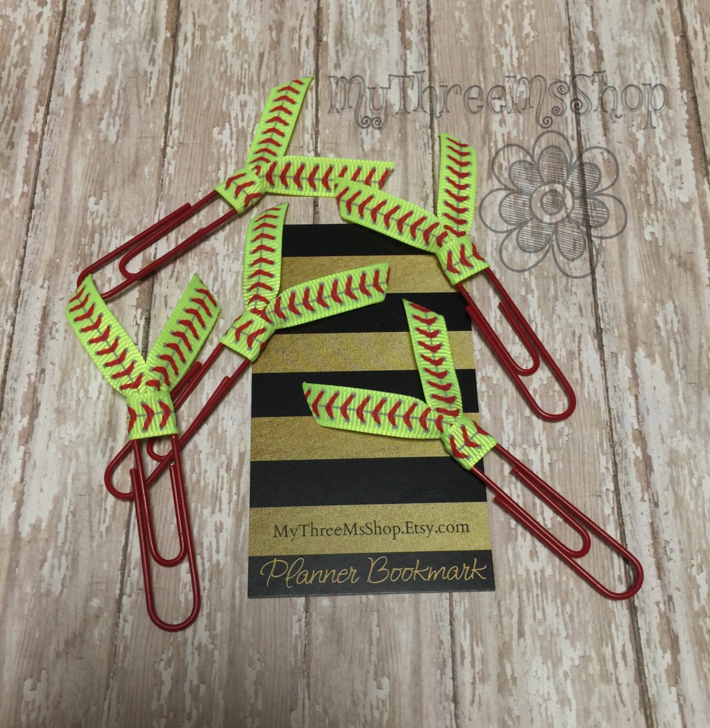 Softball Bookmark, Ribbon Bookmarks, Softball Coach, Sports Ribbon