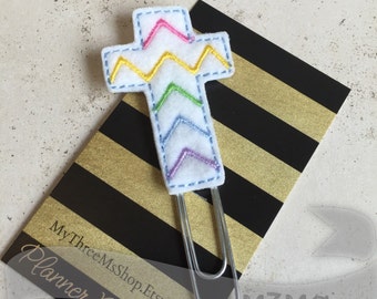 Planner Clip, Cross Feltie Planner Clip, Religous Bookmark, Feltie Paperclip, Felt Bookmark, Cross Bookmark, Bible Bookmark,Sunday School