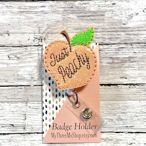 Just Peachy Badge Clips & More