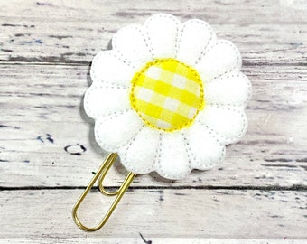 Gerber Daisies Bottle cap Planner Clips Bookmarkers Set of Four Gerber Daisies Bottle cap Planner Clips Bookmarkers Set of Four