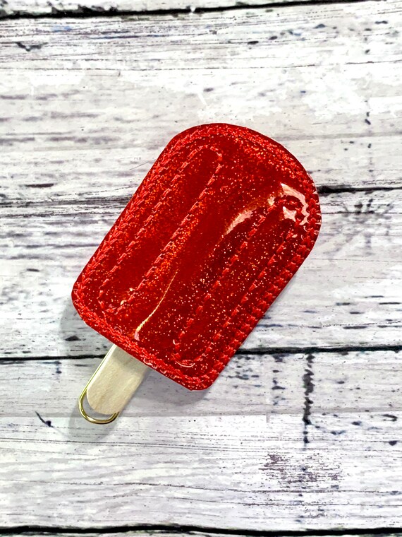Red Popsicle Paperclip Bookmark Ice Cream Paperclip Popsicle Etsy