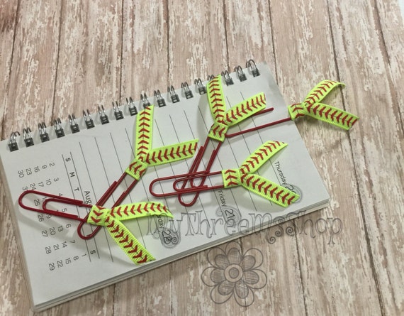 Softball Bookmark, Ribbon Bookmarks, Softball Coach, Sports Ribbon