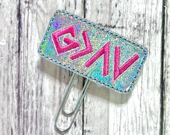 God is Greater Than the Highs and the Lows Feltie, Religion Bookmark, Jesus Paperclip, Christian Feltie Clip, Holographic Feltie Clip