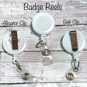Chunky Glitter Popsicle Badge Reel, Confetti Glitter Badge Pull, Glitter Badge Reel, Badge Holder, Nurse Badge Reel, RN Retractable Badge image 7