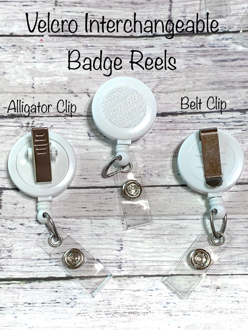 Chunky Glitter Popsicle Badge Reel, Confetti Glitter Badge Pull, Glitter Badge Reel, Badge Holder, Nurse Badge Reel, RN Retractable Badge image 7