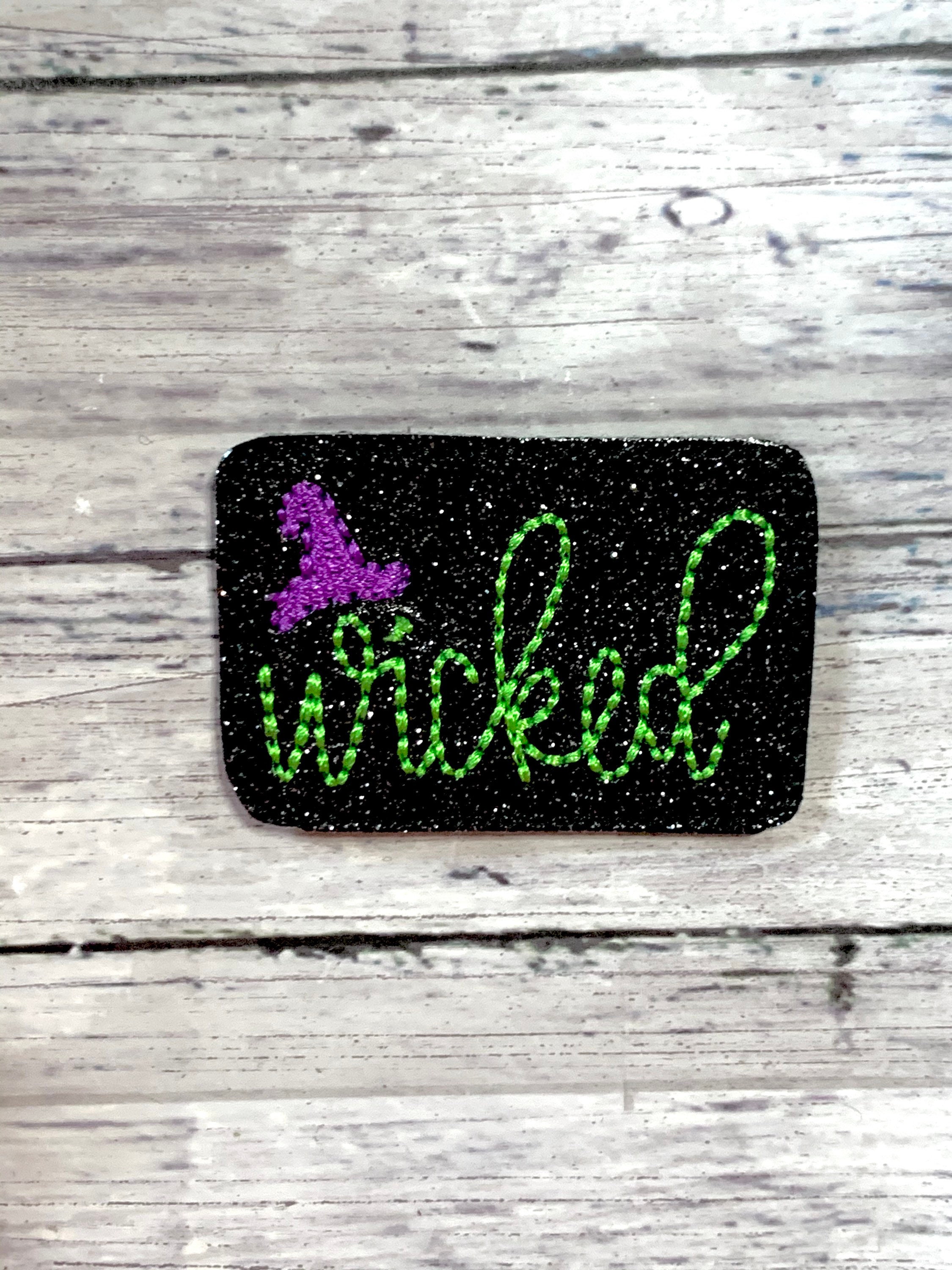 Wicked Badge Reel, Halloween Badge Holder, Spooky Witch Badge Clip, ID Name Tag Holder, Nurse Badge Pull, Badge Reel Topper, Badge Buddy