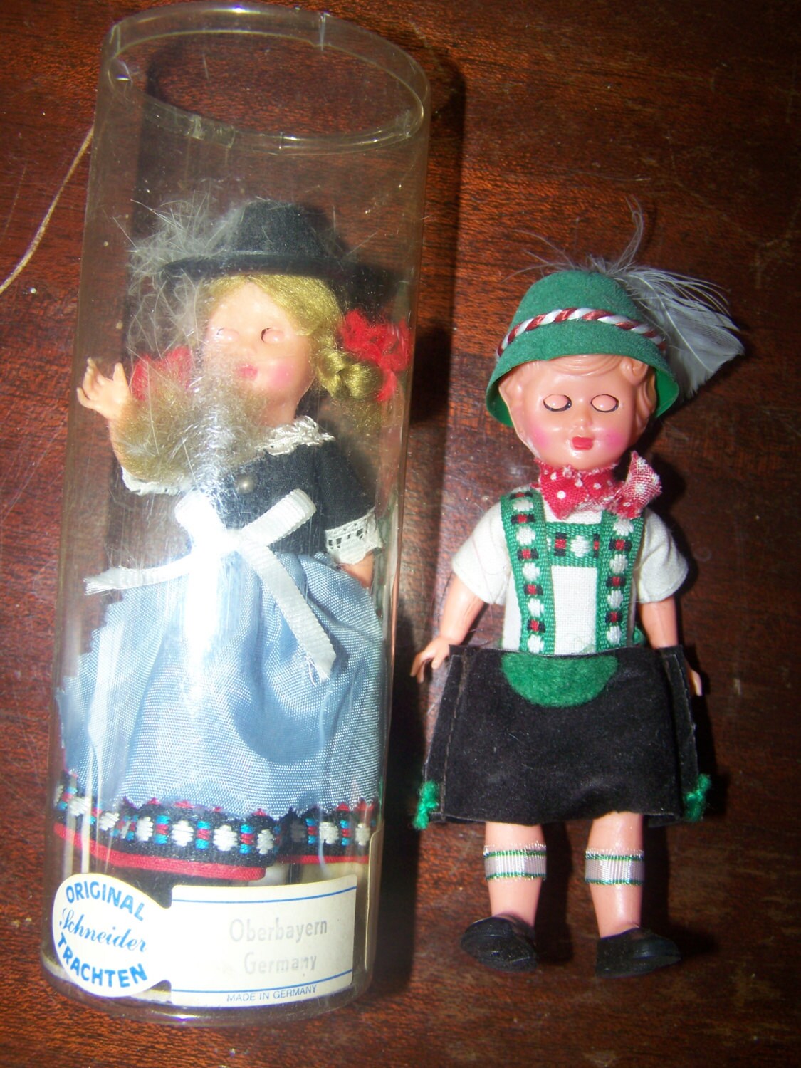 Two Vintage Germany Dolls Schneider Trachten Etsy