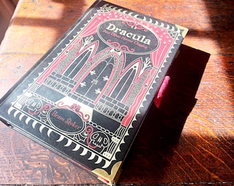 Dracula Book Clutch Bag, Gothic Victorian Style