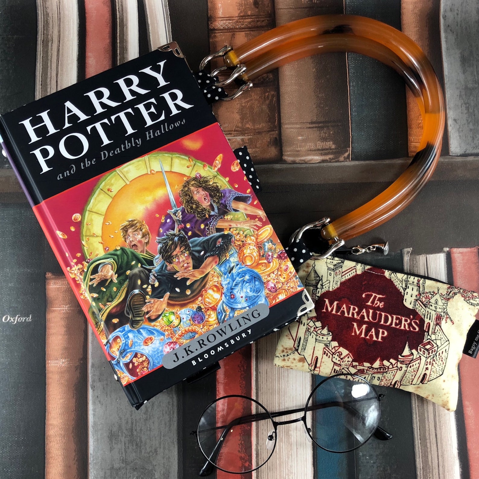 Harry Potter Handbag The Deathly Hallows Harry Potter purse Etsy