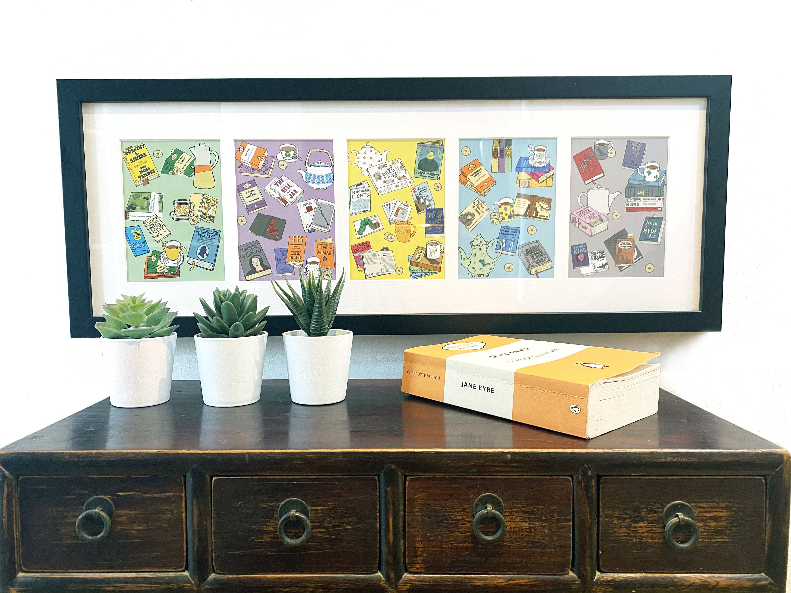 Bookish postcard Literary postcard Classic book card Etsy