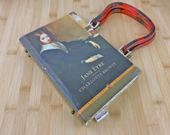 Jane Eyre, Charlotte Brontë, Classic novel gift, Wedding purse Bookworm, Book purse, Book bag, Bookish, “Reader, I married him”